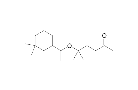 5-[1'-(3'',3''-dimethylcyclohexyl)ethoxy]-5-methylhexan-2-one