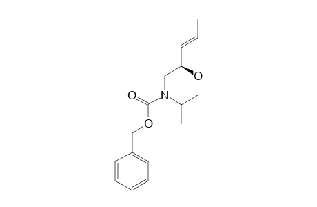 (+)-(R,E)-N-(BENZYLOXYCARBONYL)-1-(ISOPROPYLAMINO)-PENT-3-EN-2-OL