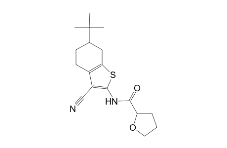 N-(6-tert-butyl-3-cyano-4,5,6,7-tetrahydro-1-benzothien-2-yl)tetrahydro-2-furancarboxamide