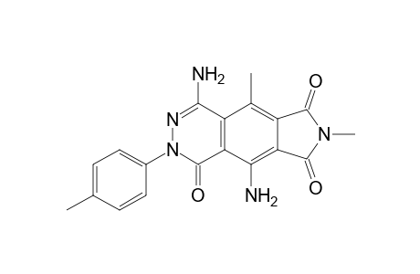 4,9-Diamino-5,7-dimethyl-2-p-tolyl-2H-pyrrolo[3,4-g]phthalazine-1,6,8-trione