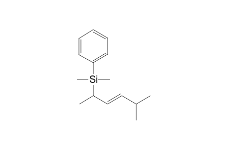 (E)-2-Dimethyl(phenyl)silyl-5-methylhex-3-ene