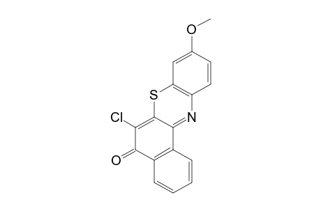 6-CHLORO-9-METHOXY-5H-BENZO[a]PHENOTHIAZIN-5-ONE