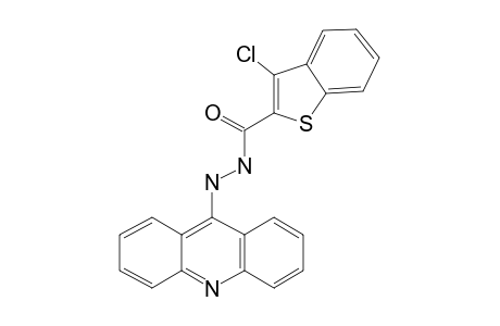 3-Chloro-benzo[B]thiophene-2-carboxylic acid, N'-acridin-9-yl-hydrazide