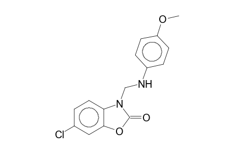 6-Chloro-3-[(4-methoxyanilino)methyl]-1,3-benzoxazol-2(3H)-one