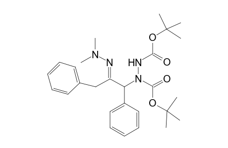Di(tert-butyl) 1-{2[(E)-N,N-dimethylhydrazono]-1,3-diphenylpropyl}-1,2-hydrazinecarboxylate