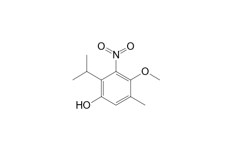 5-Hydroxy-3-nitro-2-methoxy-p-cymene