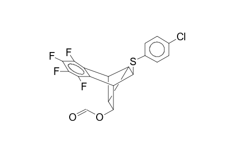 6-ENDO-FORMYLOXY-8-ENDO-(PARA-CHLOROPHENYL)THIO-3,4-TETRAFLUOROBENZOTRICYCLO[3.2.1.0(2,7)]OCTENE