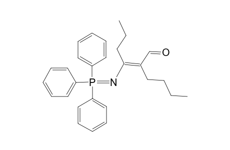 3-(Triphenylphosphoranylideneamino)-3-n-propyl-2-n-butylacrylaldehyde