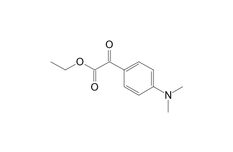 Benzeneacetic acid, 4-(dimethylamino)-.alpha.-oxo-, ethyl ester
