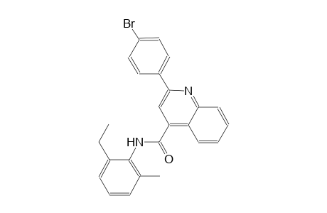 2-(4-bromophenyl)-N-(2-ethyl-6-methylphenyl)-4-quinolinecarboxamide