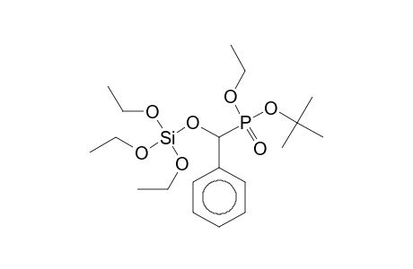 Phosphonic acid, [.alpha.-tris(ethoxy)silyloxy]benzyl, (t-butyl)(ethyl) ester