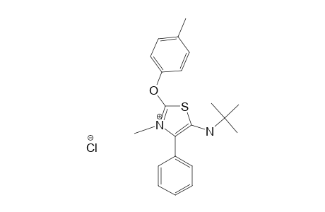 5-(tert-Butylamino)-3-methyl-2-[(4-(methylphenyl)oxy]-4-phenylthiazolium chloride
