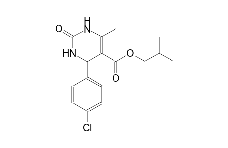5-pyrimidinecarboxylic acid, 4-(4-chlorophenyl)-1,2,3,4-tetrahydro-6-methyl-2-oxo-, 2-methylpropyl ester