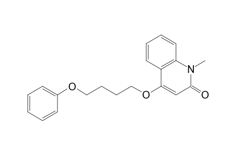 1,2-Dihydro-N-methyl-4-(4-phenoxybutoxy)quinolin-2-one