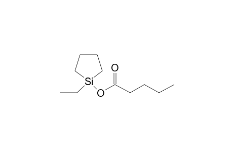 1-Ethyl-1-silolanyl pentanoate
