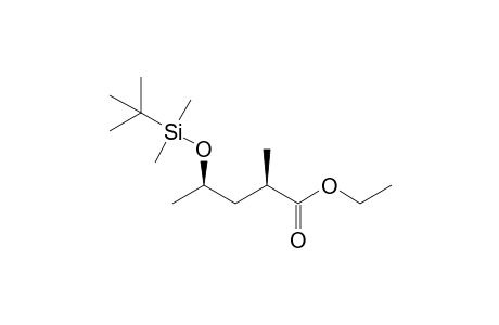 (2R,4R)-ethyl 4-((tert-butyldimethylsilyl)oxy)-2-methylpentanoate