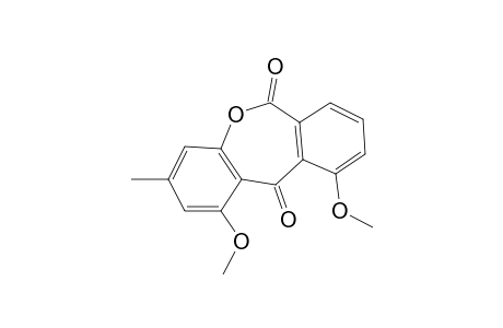 1,10-Dihydroxy-3-methylbenzo[C][1]benzoxepine-6,11-dione, dimethyl ether