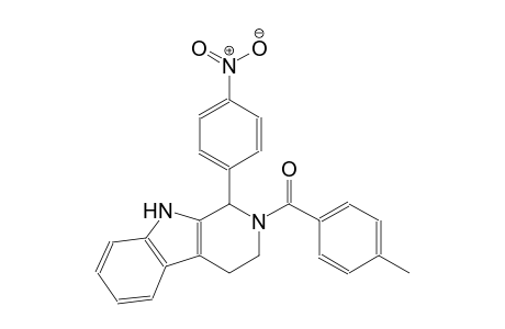2-(4-methylbenzoyl)-1-(4-nitrophenyl)-2,3,4,9-tetrahydro-1H-beta-carboline