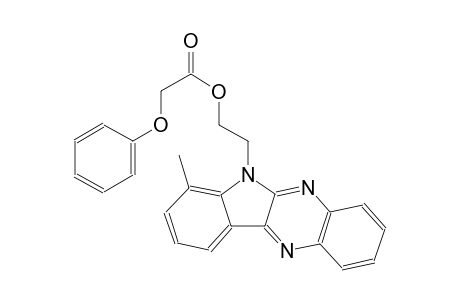 2-(7-methyl-6H-indolo[2,3-b]quinoxalin-6-yl)ethyl phenoxyacetate