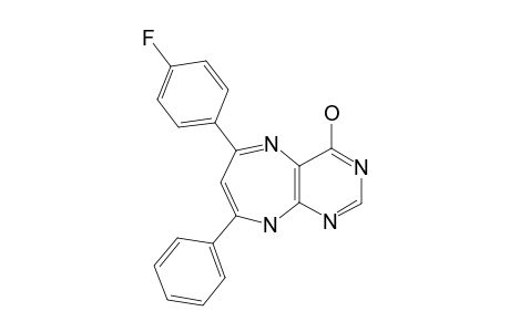 6-(4-FLUOROPHENYL)-8-PHENYL-9H-PYRIMIDO-[4,5-B]-[1,4]-DIAZEPIN-4-OL