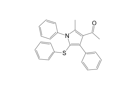 1-(2-Methyl-1,4-diphenyl-5-(phenylthio)-1H-pyrrol-3-yl)ethanone