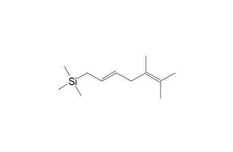 (E)-(5,6-Dimethylhepta-2,5-dienyl)trimethylsilane