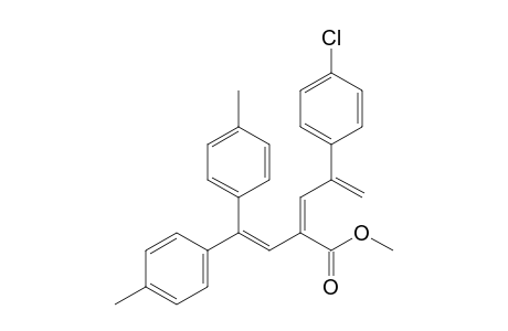 Methyl 2-(2,2-Di(p-methylphenyl)ethenyl)-4-(p-chlorophenyl)penta-2,4-dienoate