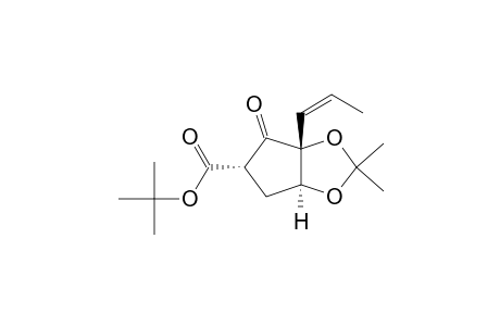 Acetic acid, [dihydro-2,2-dimethyl-6-(1-propenyl)furo[3,4-d]-1,3-dioxol-4(3aH)-ylidene]-, 1,1-dimethylethyl ester, [3aS-[3a.alpha.,4Z,6.beta.(Z),6a.alpha.]]-