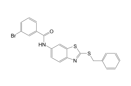 N-[2-(benzylsulfanyl)-1,3-benzothiazol-6-yl]-3-bromobenzamide