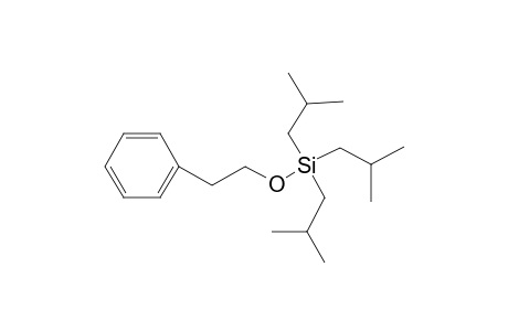 Triisobutyl(2-phenylethoxy)silane