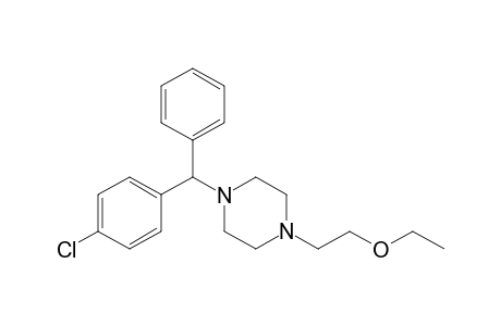 1-(2-Ethoxyethyl)-4-((4-chlorophenyl)phenylmethyl)piperazine