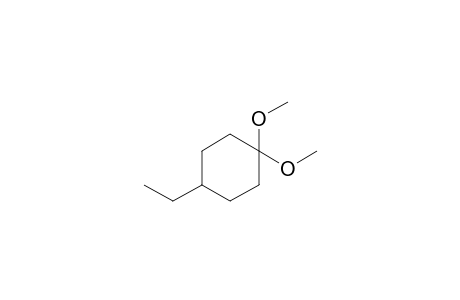4-ethyl-1,1-dimethoxy-cyclohexane