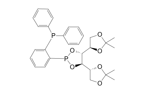 [2-[(4R,5R)-4,5-bis[(4R)-2,2-dimethyl-1,3-dioxolan-4-yl]-1,3,2-dioxaphospholan-2-yl]phenyl]-diphenyl-phosphane