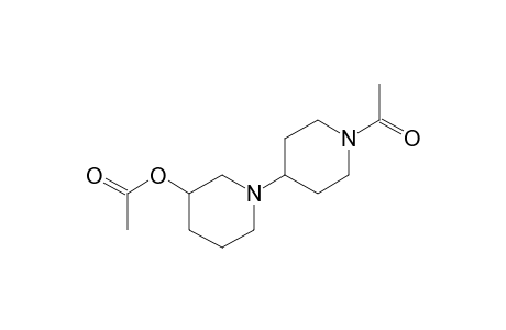 1,4'-Bipiperidin-3-ol, N,o-bis(acetyl)-