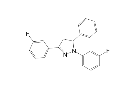 1,3-bis(3'-Fluorophenyl)-5-phenyl-4,5-dihydro-1H-pyrazole
