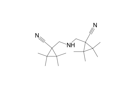 Cyclopropanecarbonitrile, 1,1'-[iminobis(methylene)]bis[2,2,3,3-tetramethyl-