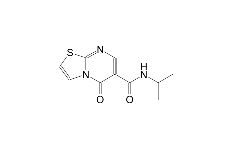 5H-thiazolo[3,2-a]pyrimidine-6-carboxamide, N-(1-methylethyl)-5-oxo-