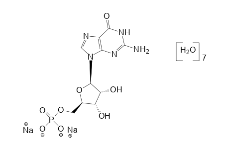 guanosine, 5'-(dihydrogen phosphate), disodium salt, heptahydrate