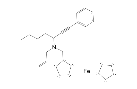 N-Allyl-N-ferrocenylmethyl-1-phenyl-1-heptyn-3-amine