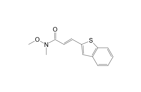 (E)-3-(benzo[b]thiophen-2-yl)-N-methoxy-N-methylacrylamide