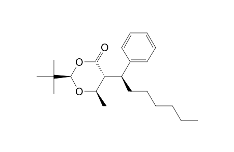 (2R,5R,6R)-2-tert-butyl-6-methyl-5-[(1S)-1-phenylheptyl]-1,3-dioxan-4-one