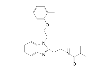 propanamide, 2-methyl-N-[2-[1-[2-(2-methylphenoxy)ethyl]-1H-benzimidazol-2-yl]ethyl]-
