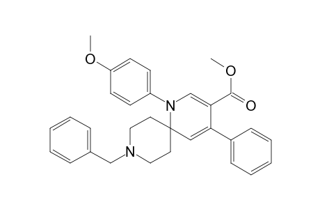 Methyl 9-Benzyl-1-(4-methoxyphenyl)-4-phenyl-1,9-diazaspiro[5.5]undeca-2,4-diene-3-carboxylate