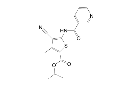 isopropyl 4-cyano-3-methyl-5-[(3-pyridinylcarbonyl)amino]-2-thiophenecarboxylate