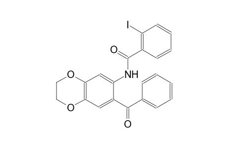 benzamide, N-(7-benzoyl-2,3-dihydro-1,4-benzodioxin-6-yl)-2-iodo-
