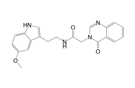 3-quinazolineacetamide, 3,4-dihydro-N-[2-(5-methoxy-1H-indol-3-yl)ethyl]-4-oxo-