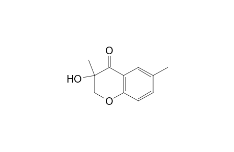 3,6-Dimethyl-3-oxidanyl-2H-chromen-4-one