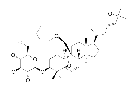(19R)-N-BUTANOXY-5-BETA,19-EPOXYCUCURBITA-6,23-DIENE-3-BETA,25-DIOL-3-O-BETA-GLUCOPYRANOSIDE