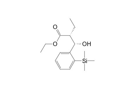 Ethyl (2R*,3S*)-2-Ethyl-3-hydroxy-3-[2-(trimethylsilyl)phenyl]propionate