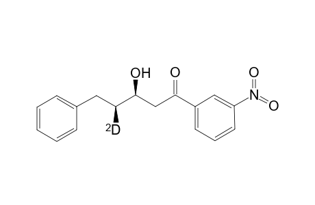 [3S,4S]-3-Hydroxy-1-(3'-nitrophenyl)-4-deuterio-1-pentanone